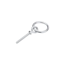 Anneau à boulonner acier zingué diamètre 40 6x80mm, STANDERS