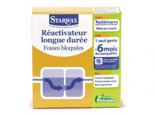 Traitement Réactiveur Biologique Micro Capsules 500 G Starwax 0.5 Kg