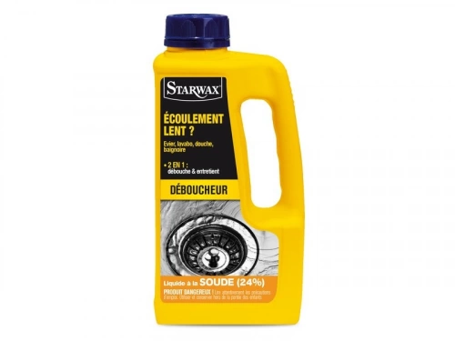 Déboucheur liquide soude STARWAX 1L
