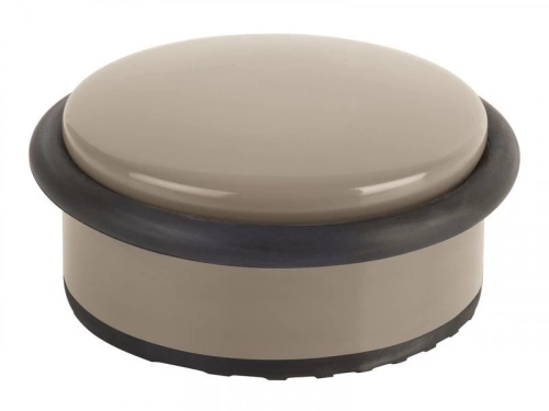 Bloque-porte amovible SUKI inox blanc L.  10.5 x H. 4.5 x L.  10.5 cm