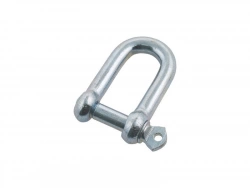 Manille droite acier zingue, SUKI, Diam.16 x L.64 x l.30 mm