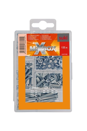 Kit de fixation  SUKI, 135 ensemble de fixations et chevilles