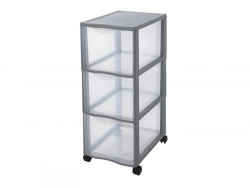 Tour De Rangement Orgamix Plastique , L.26 X P.36.5 X H.63.5 Cm