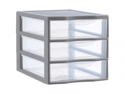 Tour De Rangement Orgamix Plastique , L.18 X P.21 X H.17 Cm