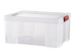 Boîte Sundis plastique transparent L.39 X P.50 X H.20 cm
