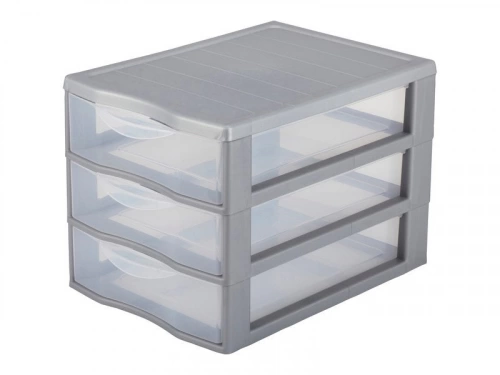 Tour De Rangement Orgamix Plastique , L.26 X P.36.6 X H.25.5 Cm