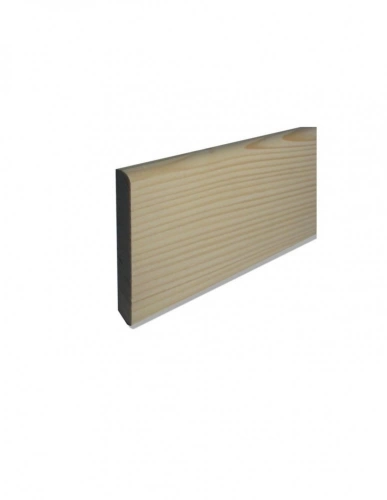 plinthe bord arrondi sapin du nord 2050X90X9 - SUP BOIS