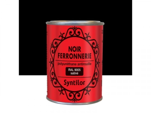 Peinture ferronnerie extérieur, SYNTILOR, 0.25 L noir