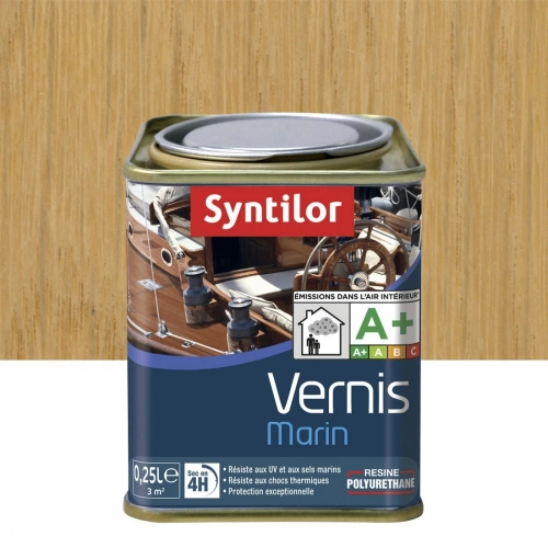 Vernis marin bois SYNTILOR incolore brillant 0.25 l