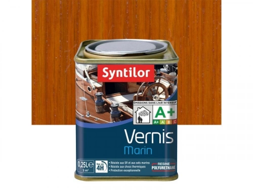 Vernis marin bois SYNTILOR Ambre satiné 0.25 L