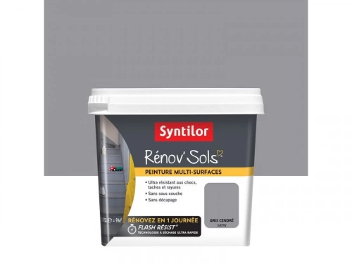 Peinture SYNTILOR, gris cendré, 0.75L