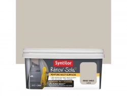 Peinture, carrelage et bois Renov soL SYNTILOR, beige sable satiné, 2L