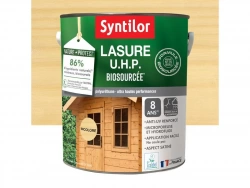 Lasure SYNTILOR U.H.P. biosourcee nature protect 8 ans incolore satiné 5 L