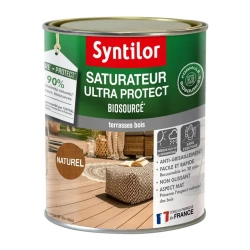 Saturateur Biosourcé nature protect pour bois, naturel, mat 0.75 l