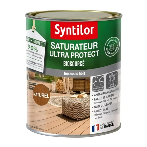 Saturateur Biosourcé nature protect pour bois, naturel, mat 0.75 l