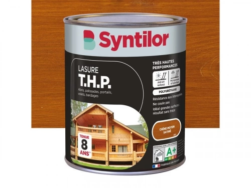 Lasure SYNTILOR THP 8 ans chêne moyen satiné 1 L