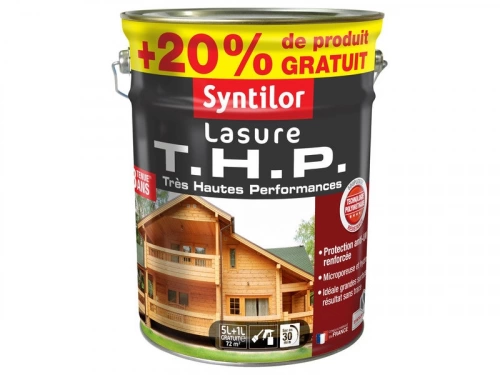 Lasure Syntilor Thp +20% 8 Ans Chêne Clair Satiné 6 L