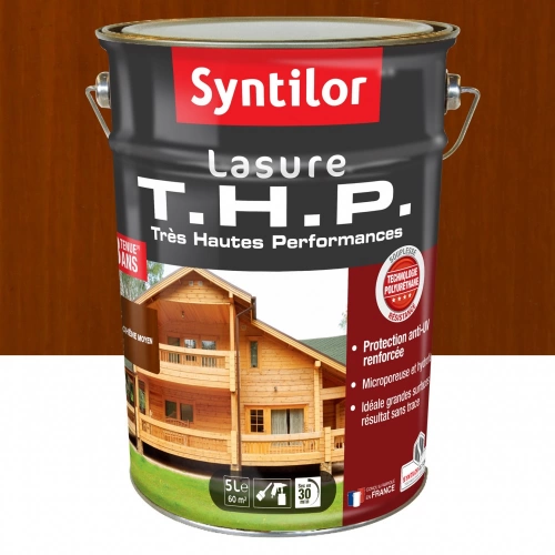 Lasure SYNTILOR Thp 8 ans chêne moyen satiné 5 l