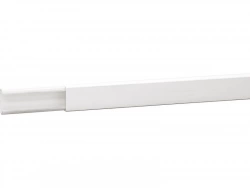 Moulure en pvc, H.2 X P.1 cm blanc