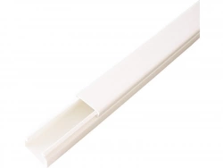 Moulure en pvc, H.2.5 X P.1.8 cm blanc