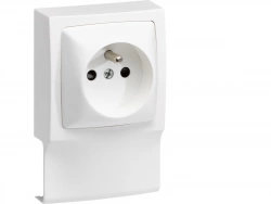 Adaptateur Blanc Pour Moulure, H. 10.2 X P.4.3 Cm