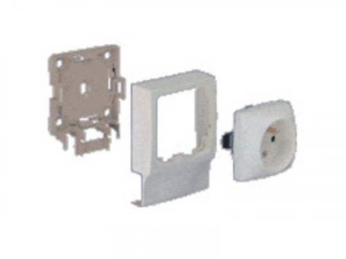 Adaptateur Blanc Pour Moulure, H. 9.4 X P.3.8 Cm