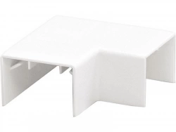 Lot De 4 Angles Plats Blanc Pour Moulure, H. 4 X P.1.1 Cm