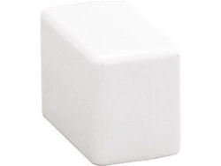 Lot De 4 Embouts Blanc Pour Moulure, H. 3.2 X P.1.1 Cm