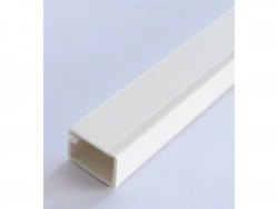 Moulure adhésive, H.1.5 x P.1 cm x L.2 m blanc