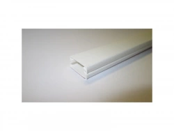 Moulure adhésive, H.2 x P.1 cm x L.2 m blanc