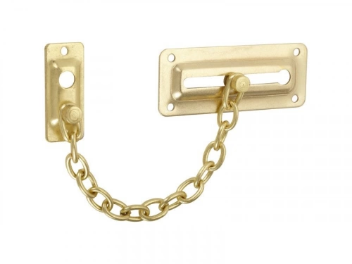 Entrebâilleur De Porte Acier Doré, Thirard