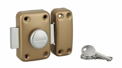 Verrou apache bouton/cylindre, 45 mm, doré