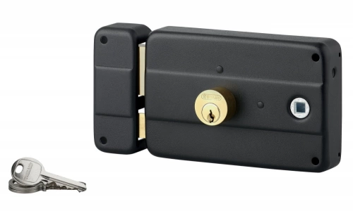 Serrure en applique THIRARD 140 x72mm, à poignée, horizontal, ouverture à gauche