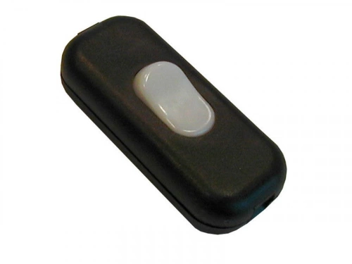 Interrupteur Tibelec, Plastique, Noir