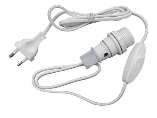 Adaptateur Bouteille E14 Tibelec, Plastique, Blanc 40 W