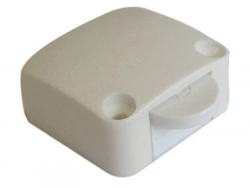 Poussoir Rupteur En Saillie Tibelec, Plastique, Blanc