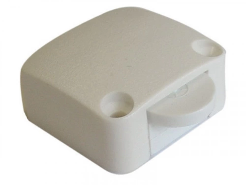 Poussoir Rupteur En Saillie Tibelec, Plastique, Blanc