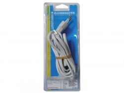 Cordon Et Interrupteur Tibelec, Plastique, Blanc
