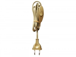 Cordon Et Interrupteur Tibelec, Plastique, Or 460 W