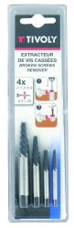 Set d'extracteurs de goujons TIVOLY 11111021234, Diam.2.2 à 4.7 mm