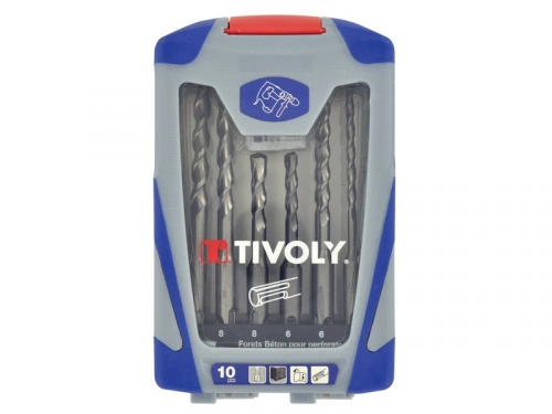Malette 14 Accessoires Sds Béton, Diam.4 À 10 Mm Tivoly 10904870001