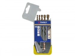 Coffret De 5 Forets Gradués Technic Béton, Diam.4 À 10 Mm Tivoly 10960470034