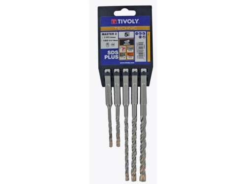 Lot De 5 Forets Master3 Sds+ Multimatériau Tivoly