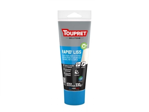 Enduit De Lissage Toupret Rapid Liss 0.33 Kg En Pâte, Pour Mur / Plafond Intérie