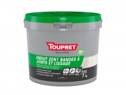 Enduit pour bande a joint en pate TOUPRET 7 kg