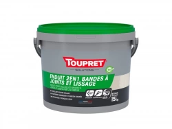 Enduit pour bande a joint en pate TOUPRET 15 kg
