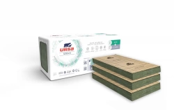 16 panneaux de laine de verre URSA SERENITY 38 kraft, Ep.45mm, 1.35x0.6m, R=1.2