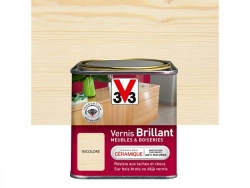 Vernis Meuble Et Objet V33, Incolore Brillant, 0.75L