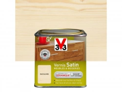 Vernis Meuble Et Objet V33, Incolore Satiné, 0.75L