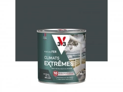 Peinture fer extérieur Climats extrêmes® V33 anthracite brillant 0.5 l